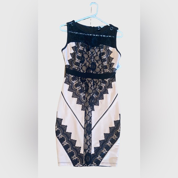 Windsor natural & black dress - Picture 1 of 2